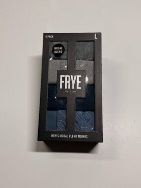 FRYE Modal Blend Trunks - 4 Pack - NWT - Large - Blue and Gray Tones
